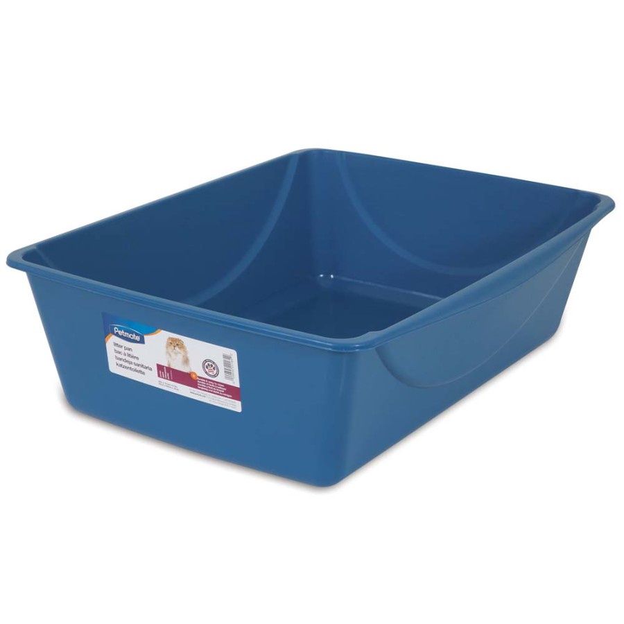 Petmate Basic Cat Litter Pan Mouse Gray, 1ea/Jumbo