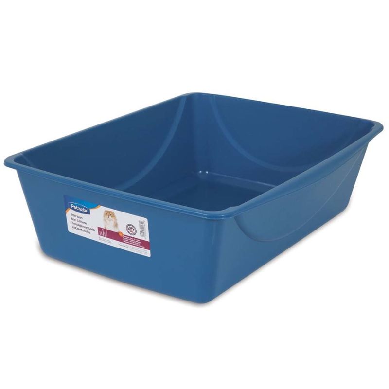 Petmate Basic Cat Litter Pan Mouse Gray, 1ea/Jumbo