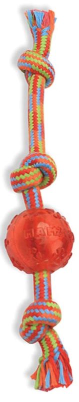 Mammoth Pet Products Braidys Tug with TPR Ball Dog Toy