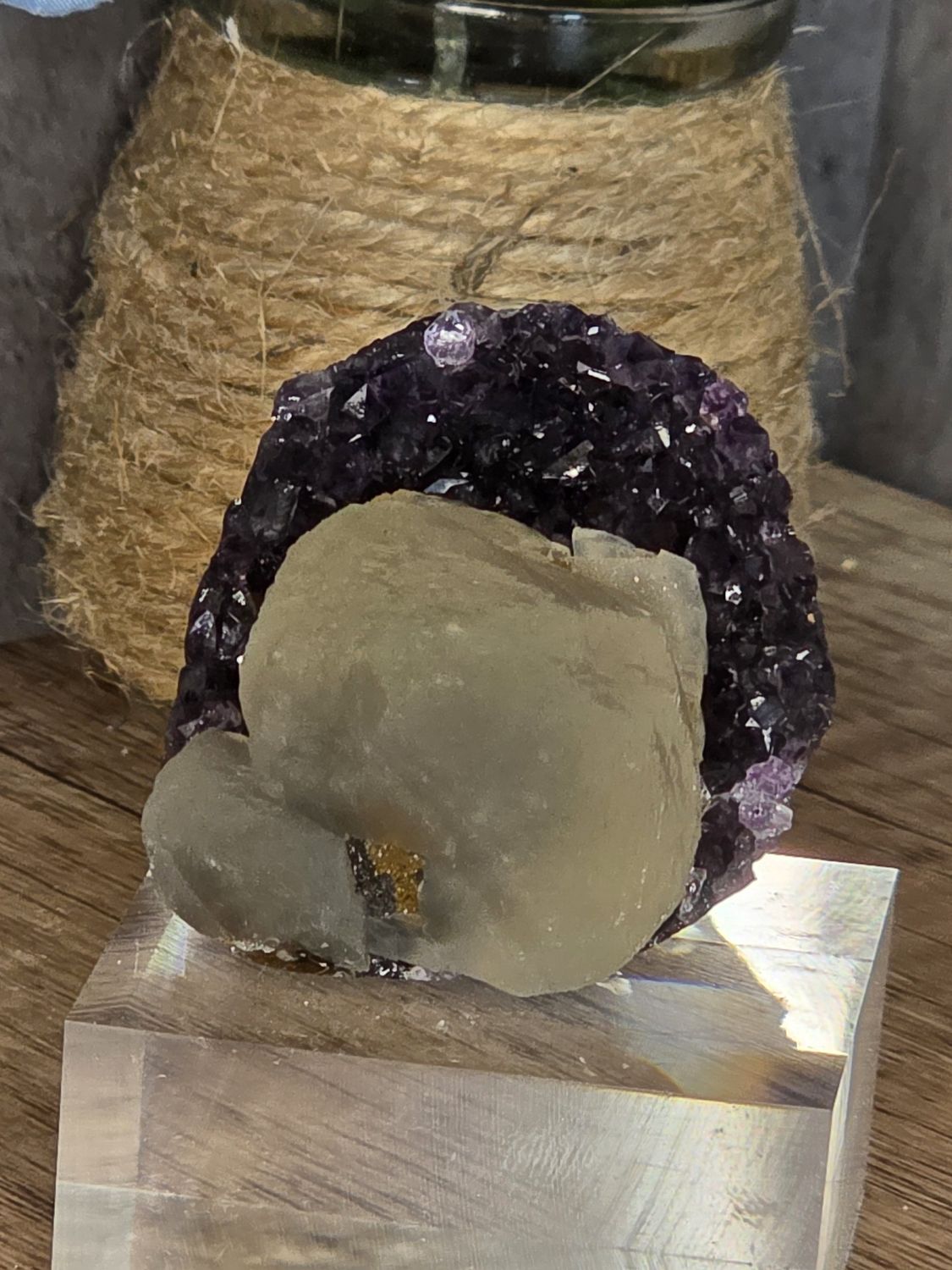 Amethyst w/Calcite #3
