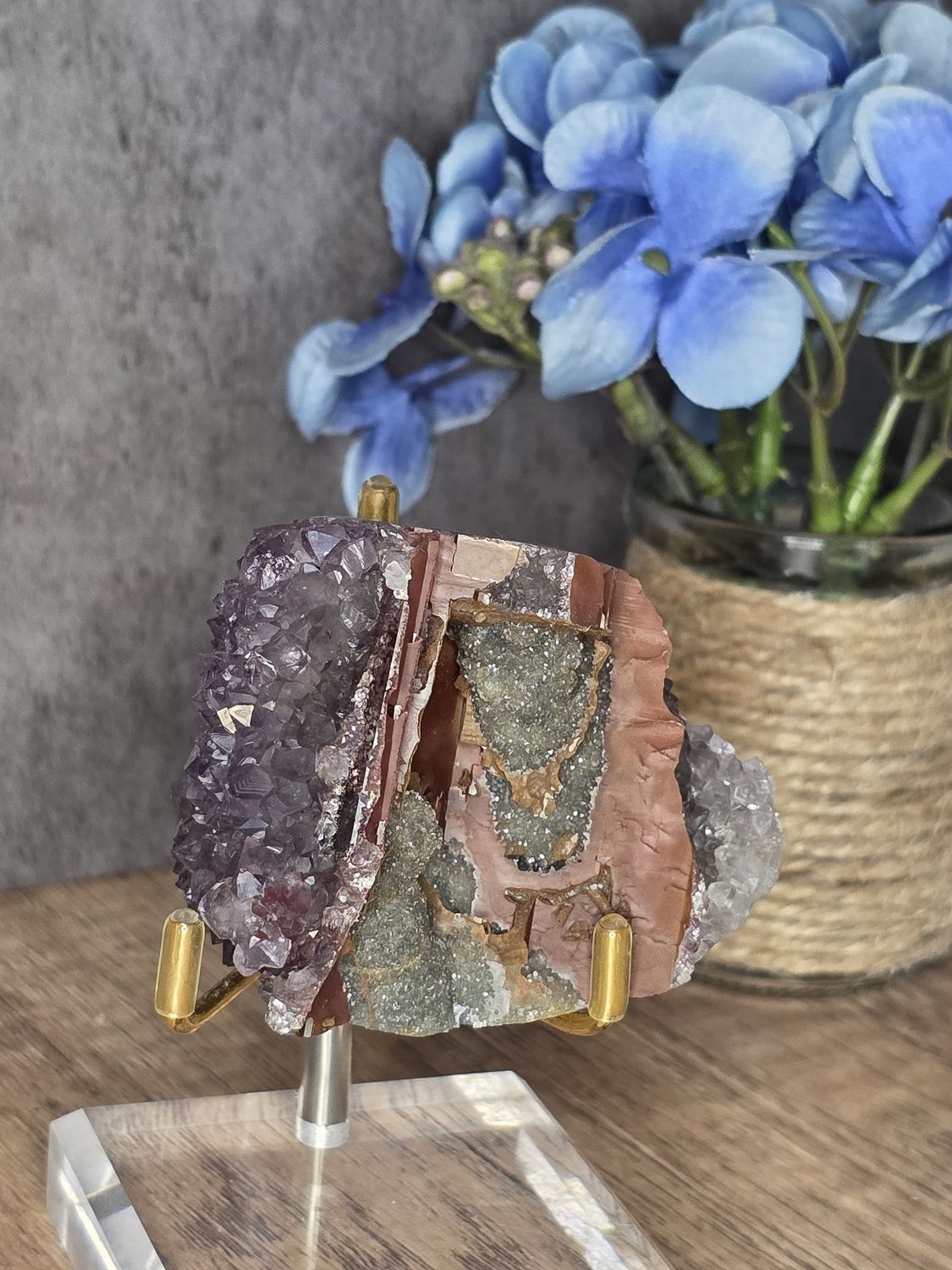 Druzy Quartz &amp; Amethyst