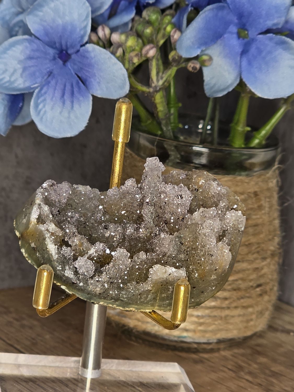 Druzy Amethyst w/stalactites