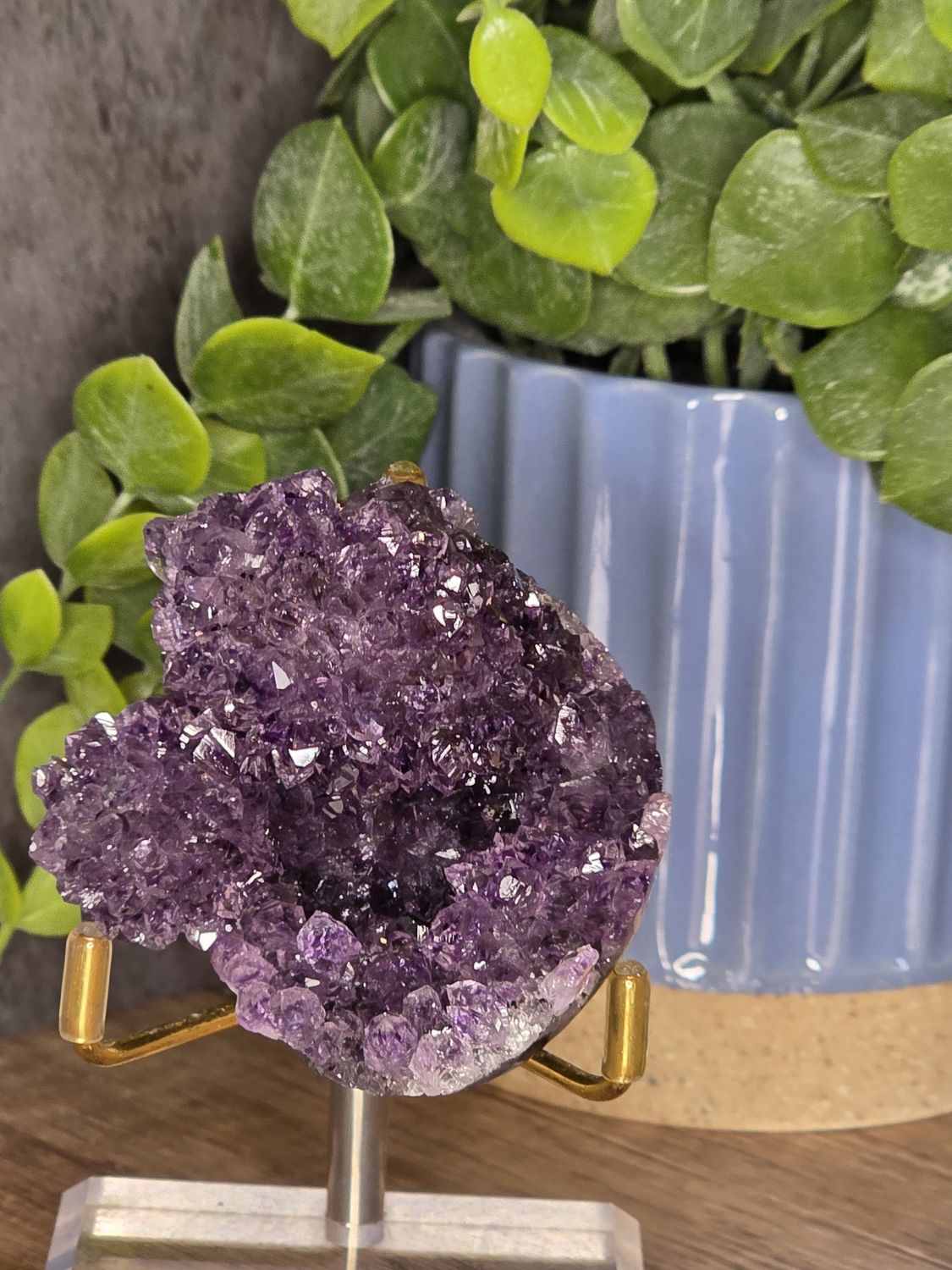 Purple Amethyst w/stalactites #7