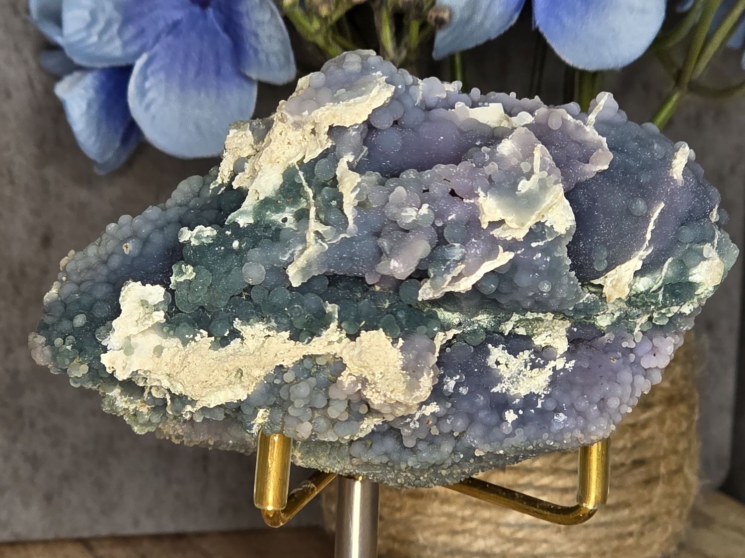High quality, druzy Grape Agate
