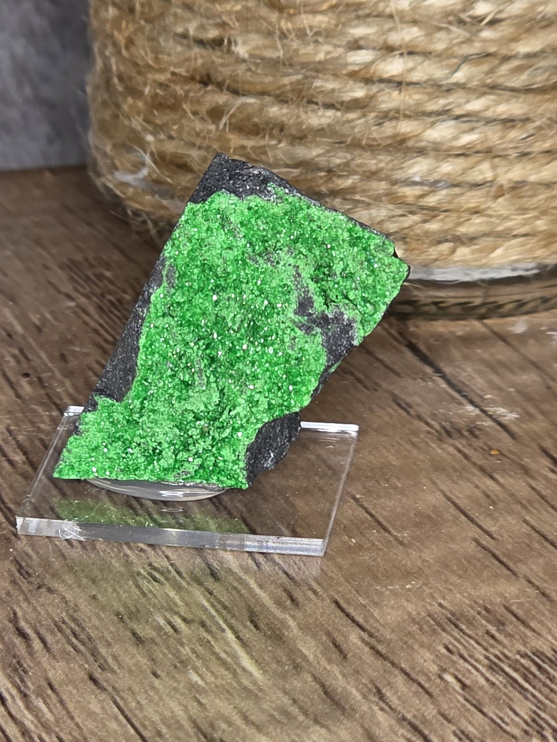 Uvarovite Garnet, from Russia.  #2