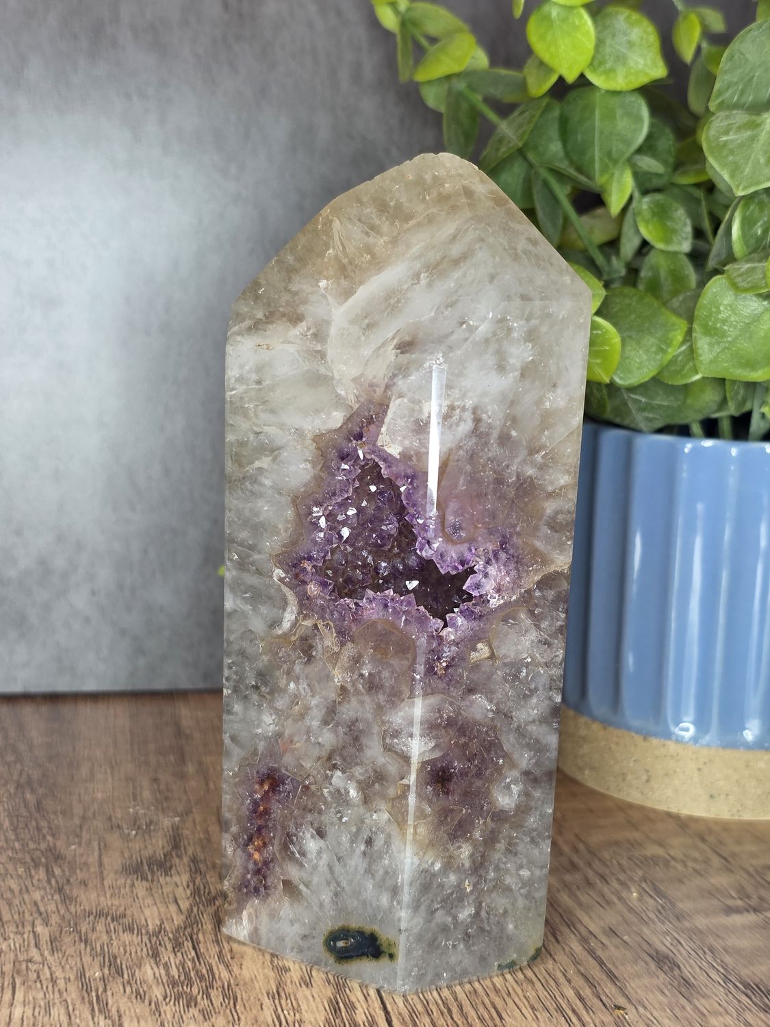 Huge tower with  Amethyst geode