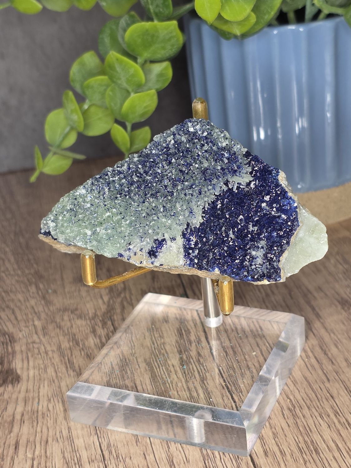 Azurite w/Blue Aragonite.  Amazing quality!