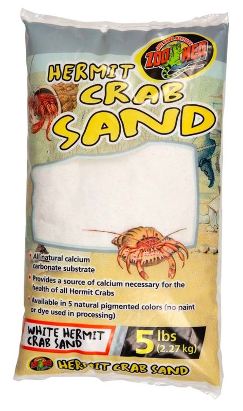 Zoo Med Hermit Crab Sand White, 1ea/5 lb