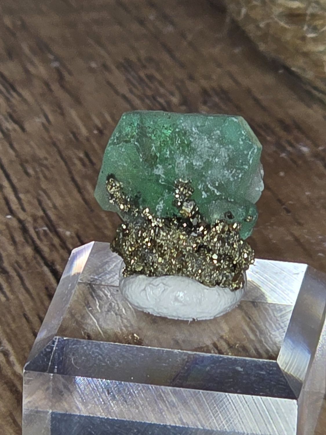 Amazing Green Fluorite w/Pyrite