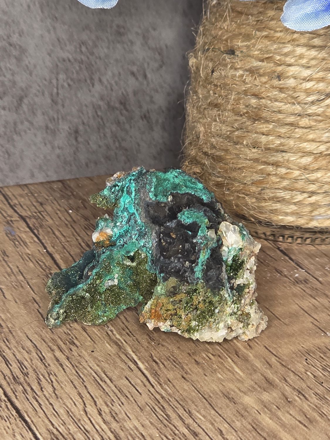 Beautiful Libethenite Pseudomalachite