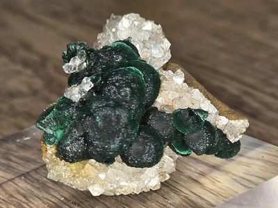 Malachite on Quartz #5