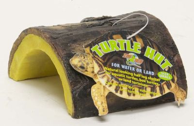 Zoo Med Turtle Hut Brown/Yellow, 1ea/SM