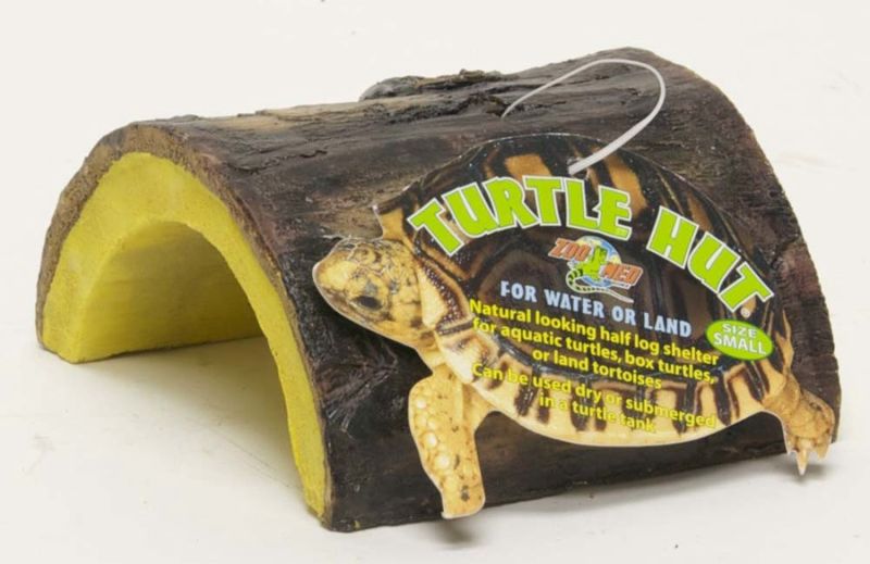 Zoo Med Turtle Hut Brown/Yellow, 1ea/SM