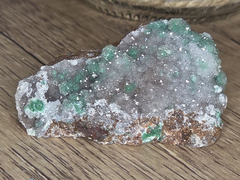Chalcedony w/Malachite #2
