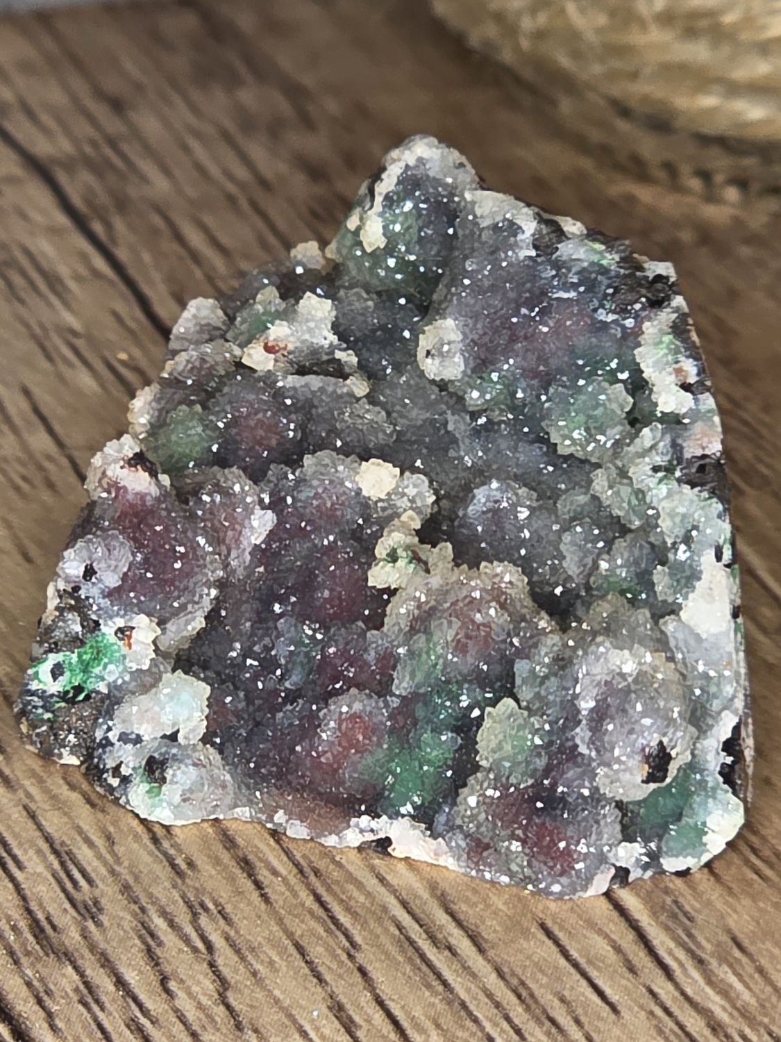 Chalcedony w/Malachite #1