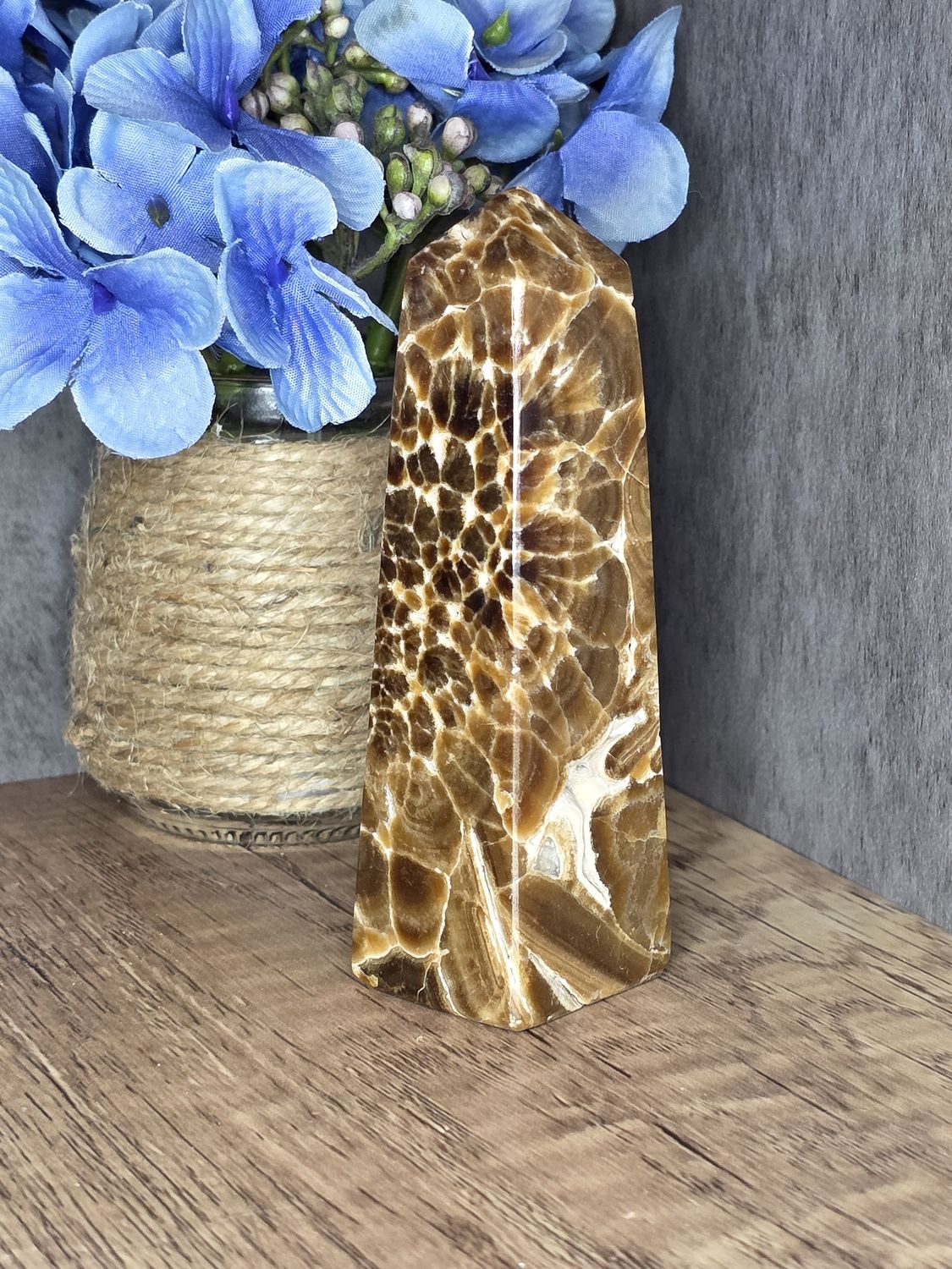 Chocolate Calcite Tower