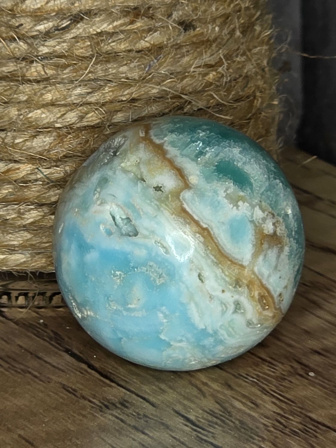 Small, Smithsonite sphere