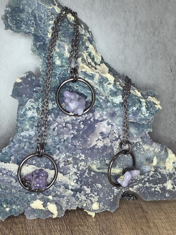 Grape Agate necklace