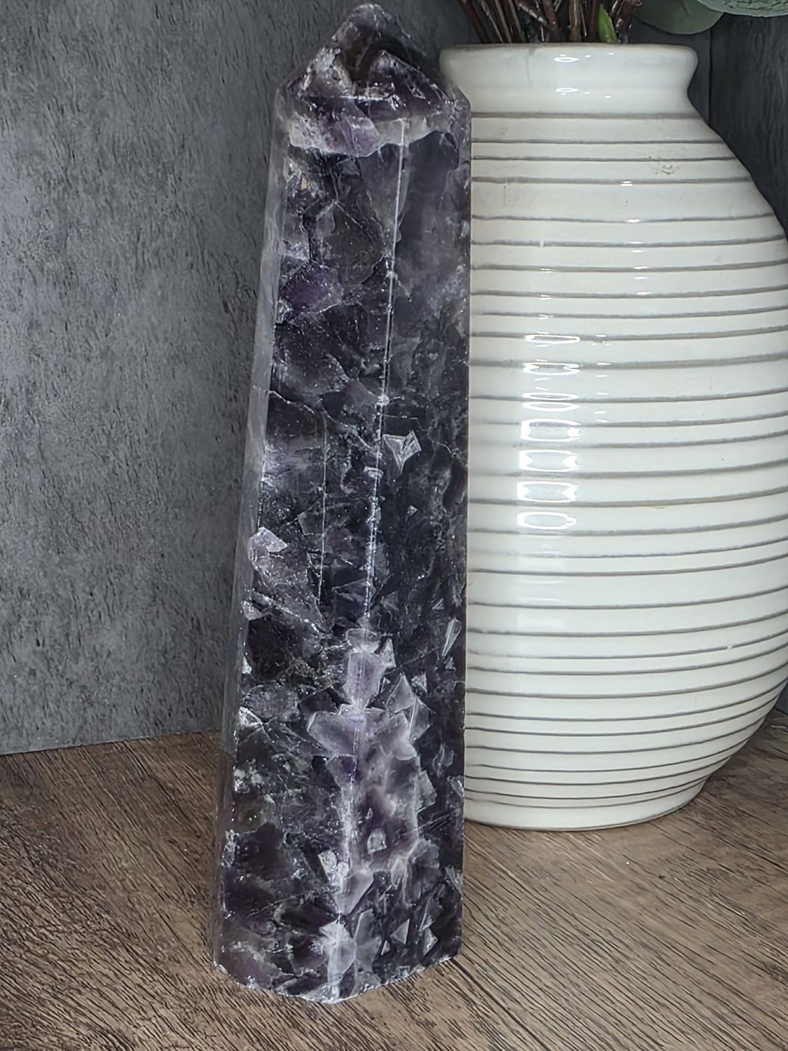 Large Purple Amethyst tower