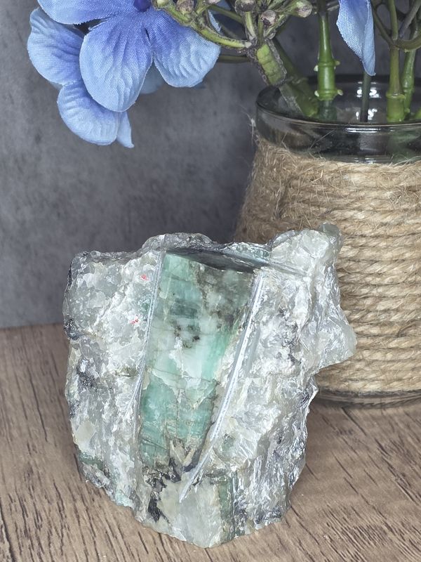 Polished Emerald in matrix #1