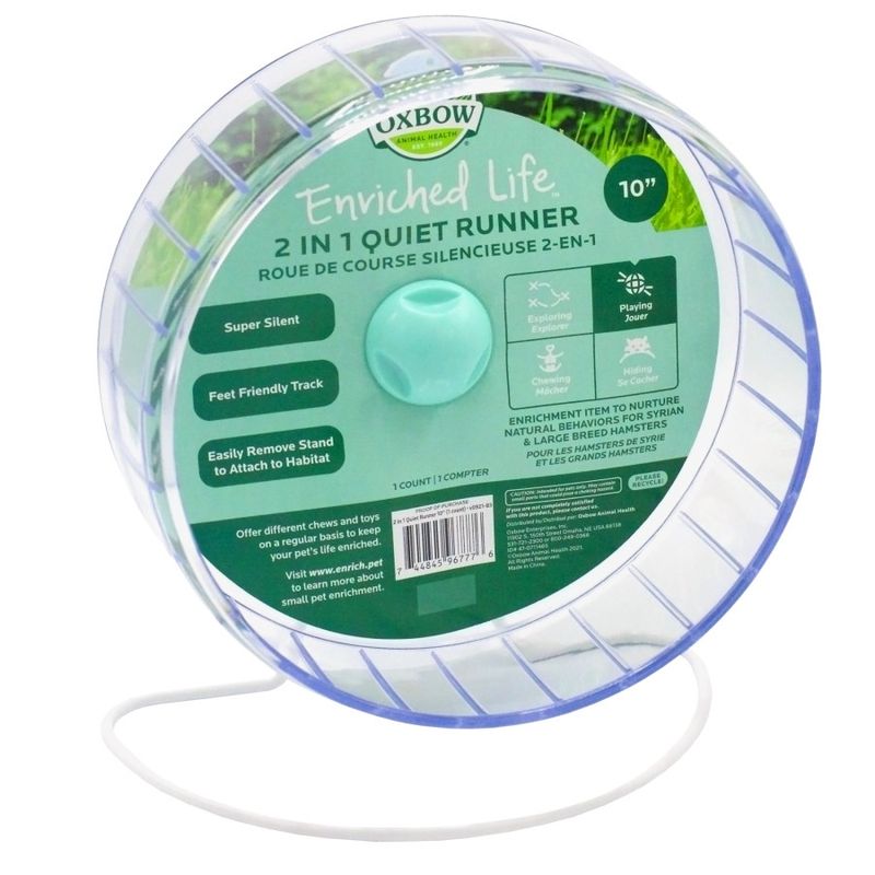 Oxbow Animal Health Enriched Life 2 in 1 Quiet Small Animal Runner