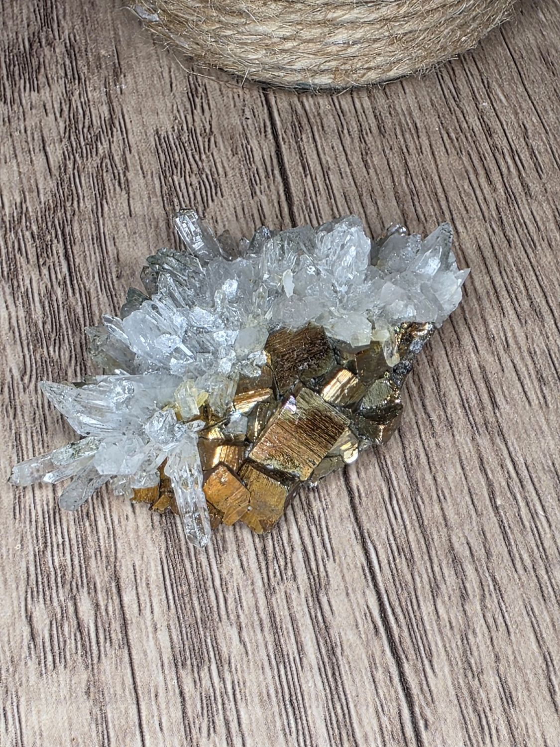 Quartz  w/Pyrite