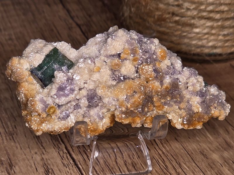 Lepidolite w/Watermelon Tourmaline