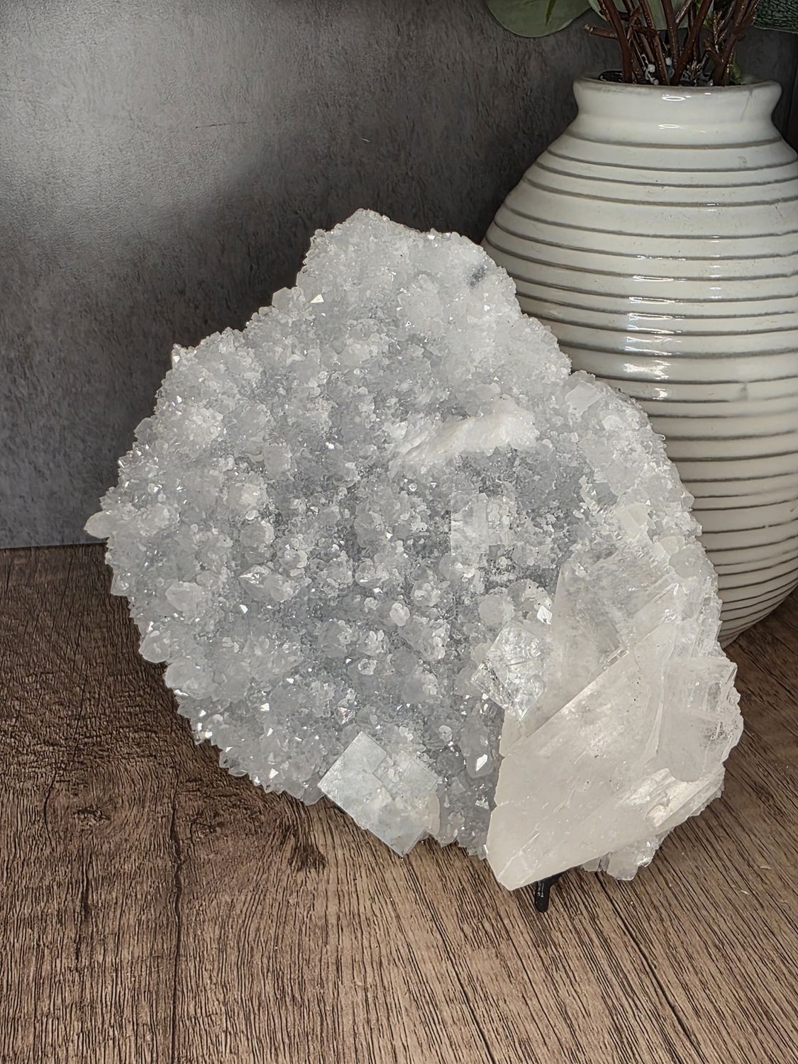 Fluorite w/Calcite &amp; Quartz in matrix