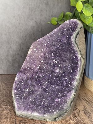 Purple Amethyst w/free standing base #2