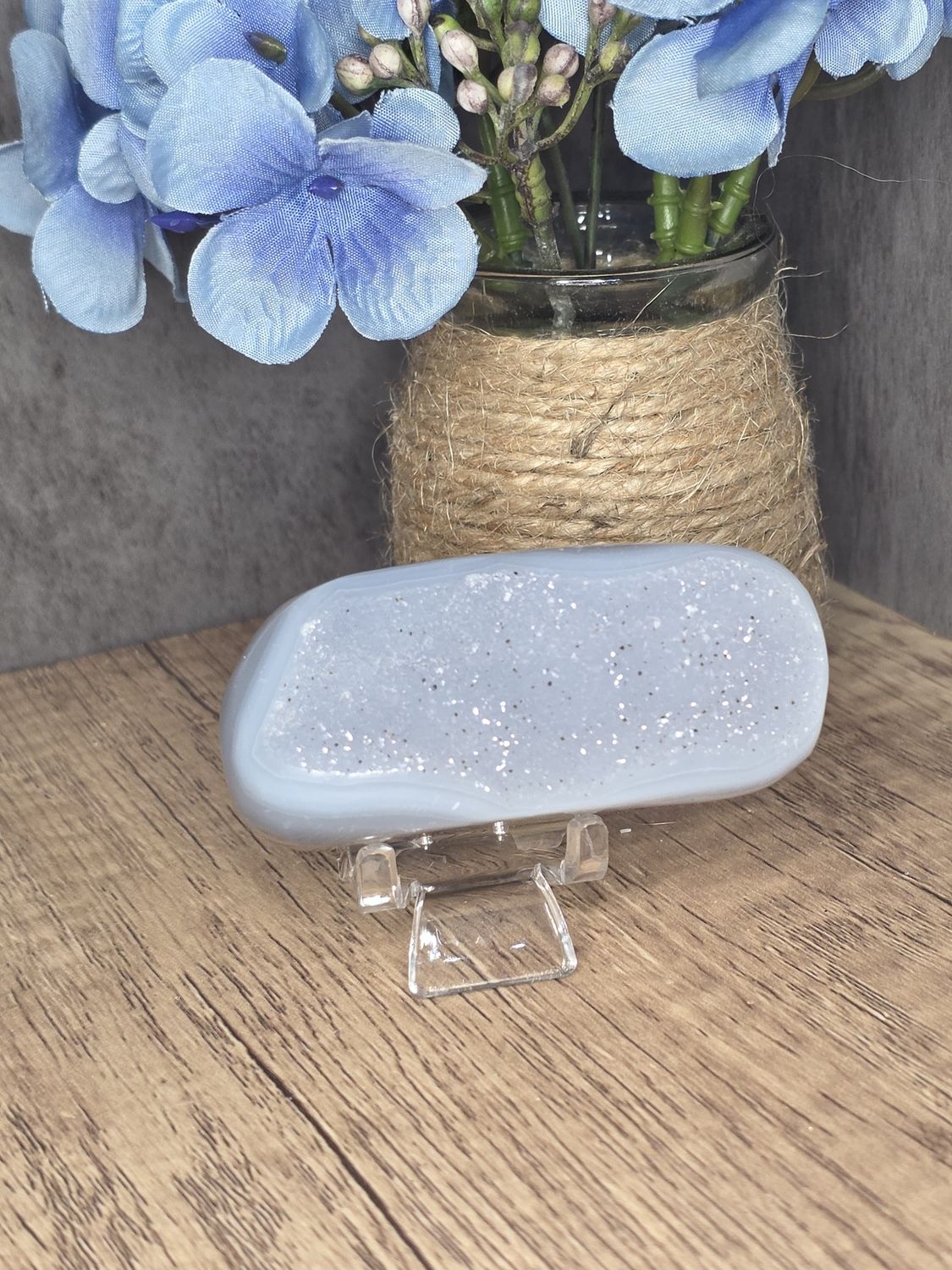 Druzy Quartz on Agate #4