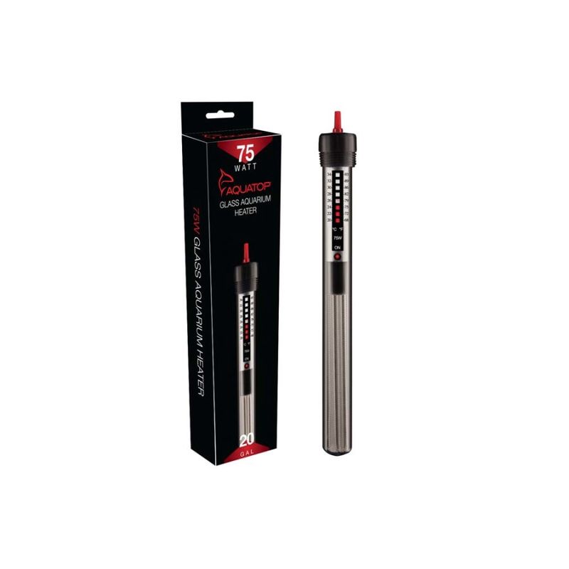 Aquatop Submersible Glass Aquarium Heater 1ea/75 W