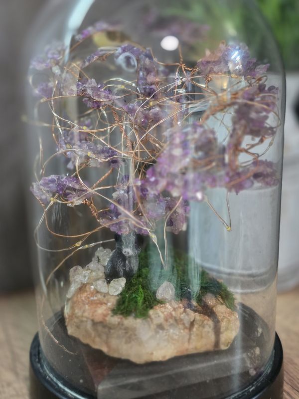 Tree of Life w/display case &amp; lights!