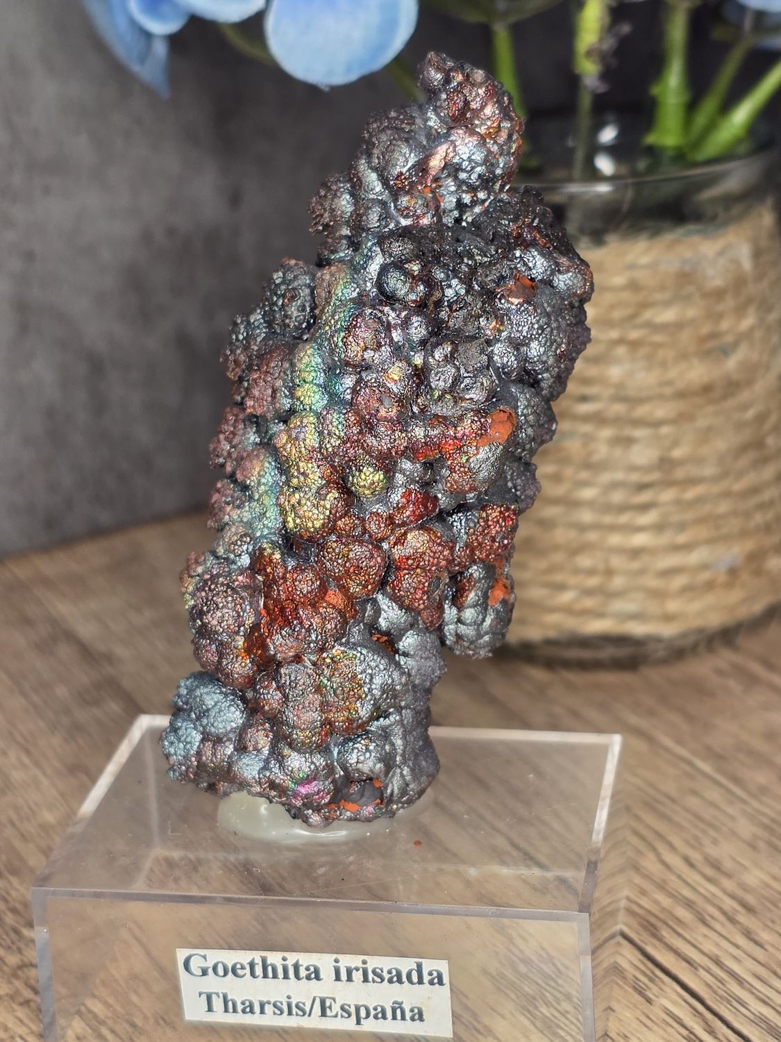 Rare Iridescent Geothite