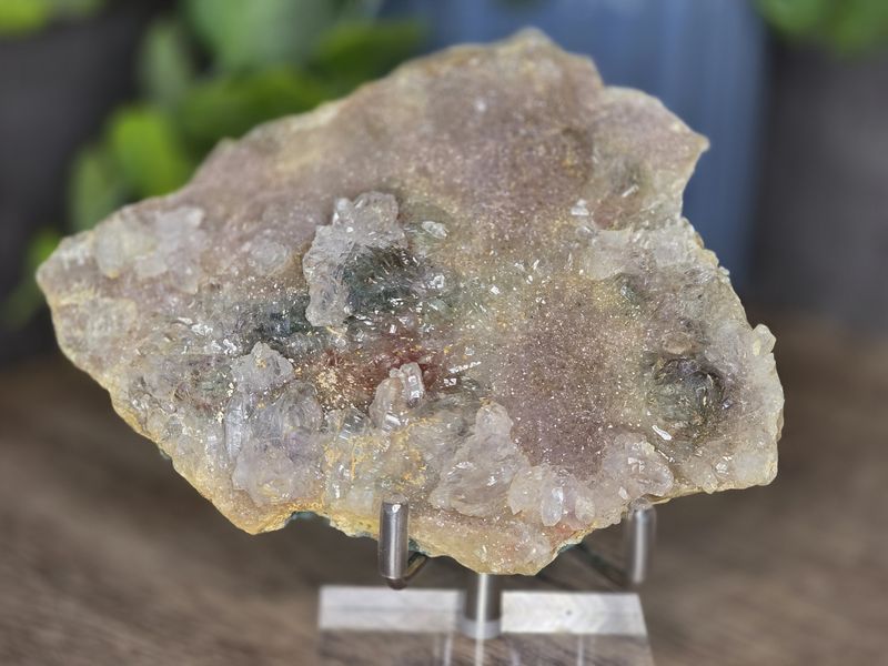 Flower Amethyst w/stand