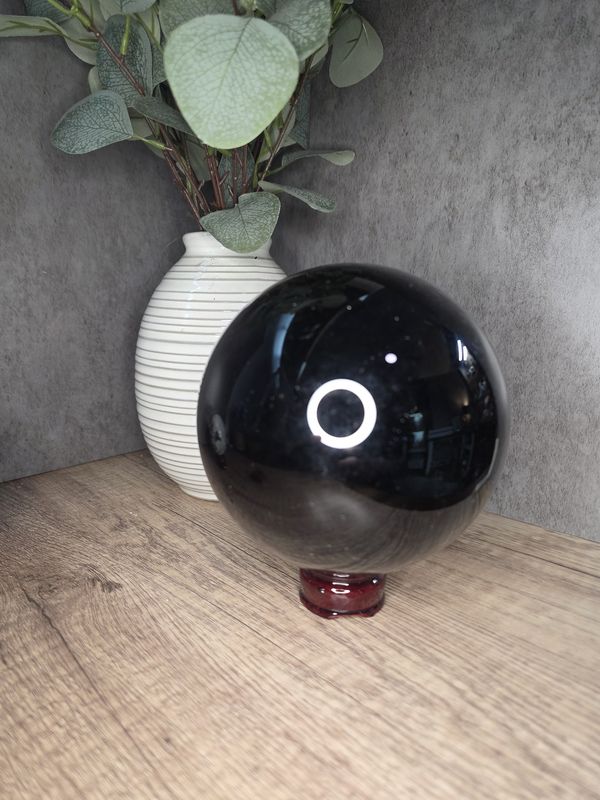 HUGE, Black Obsidian sphere