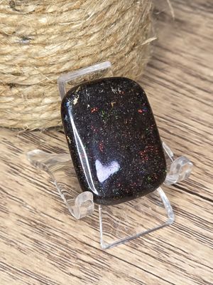 Exquisite Australian Andamooka Boulder Opal, cabochon