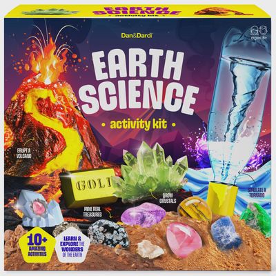 Earth Science Kit For Kids - Volcano Tornado Experiments Kit