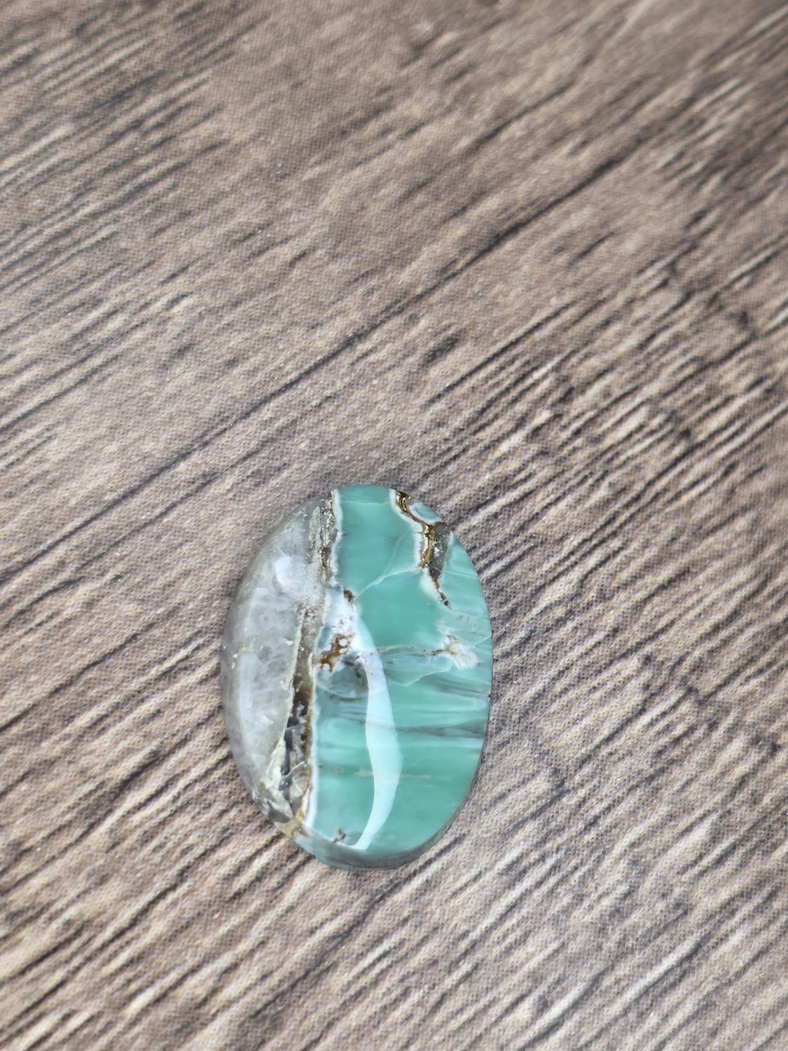 Variscite, cabochon