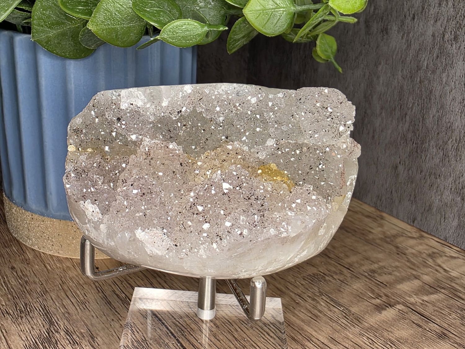 Druzy, clear Amethyst.  Amazing piece!