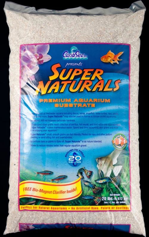 CaribSea Super Naturals Aquascapes Aquarium Sand Torpedo Beach, 2ea/20 lb