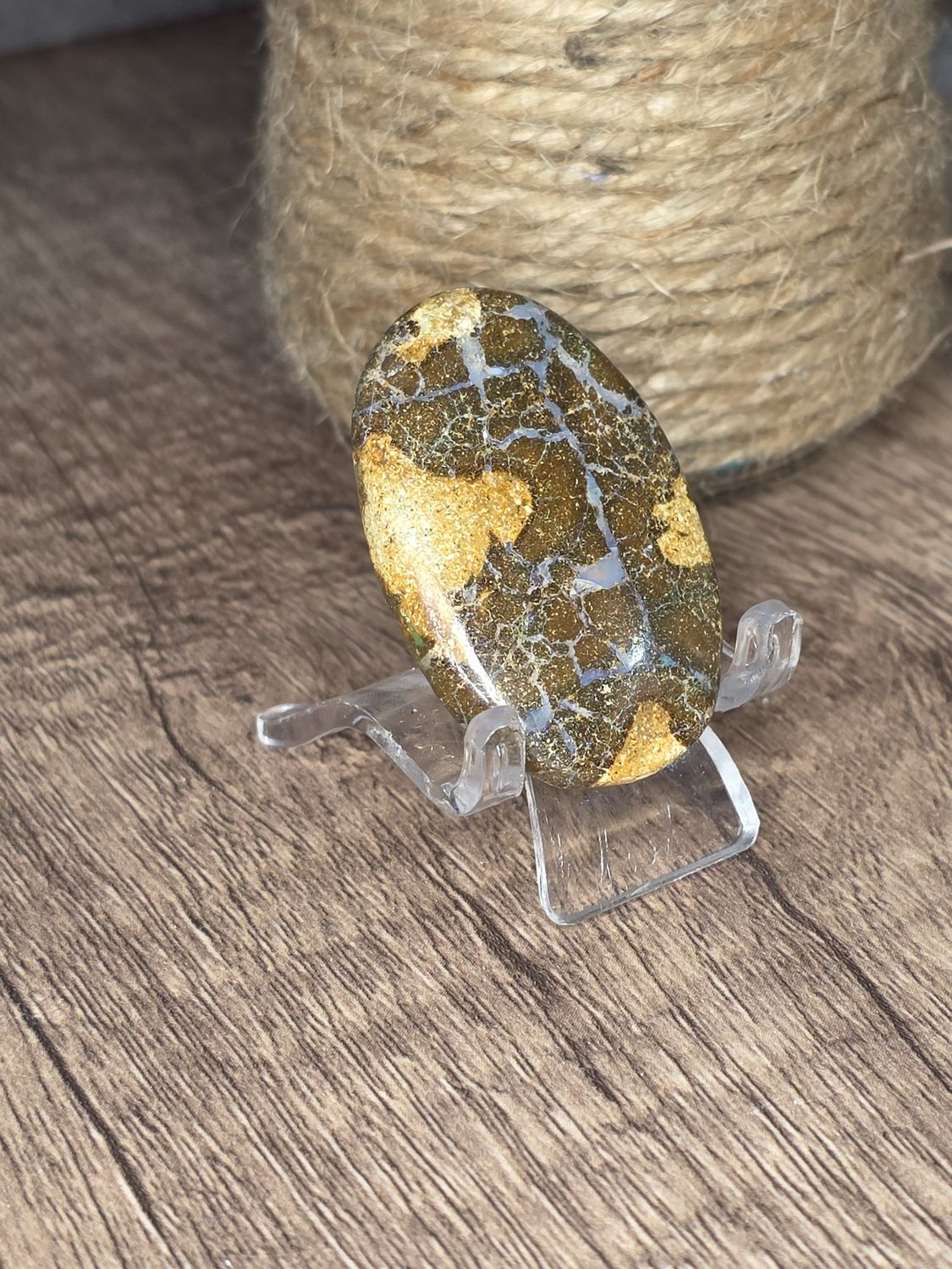 Australian Boulder Opal, cabochon