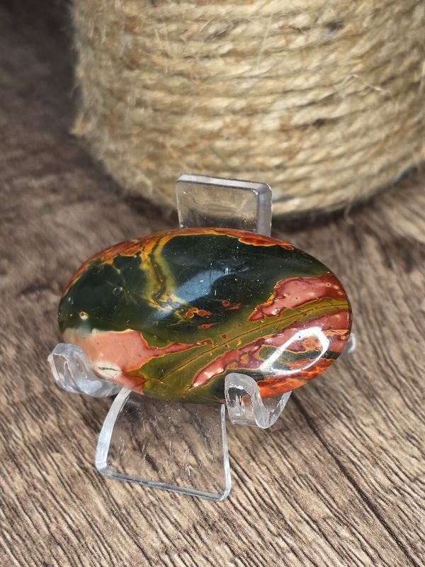 Cherry Creek Jasper, cabochon