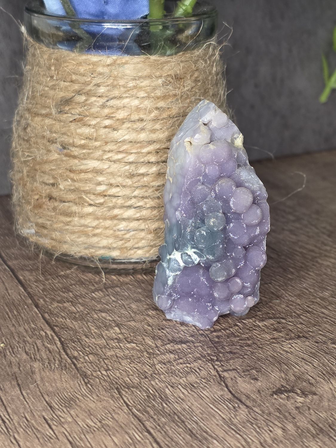 Druzy Grape Agate, tower, #4