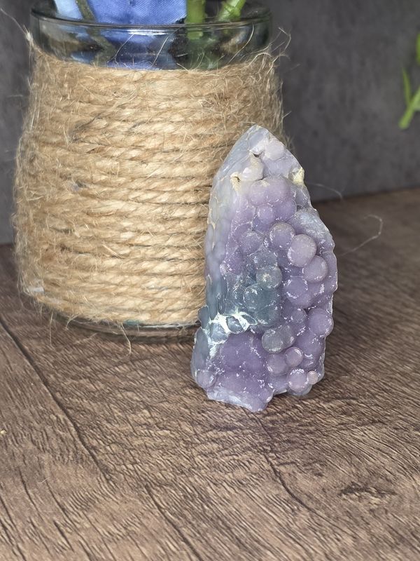 Druzy Grape Agate, tower, #4