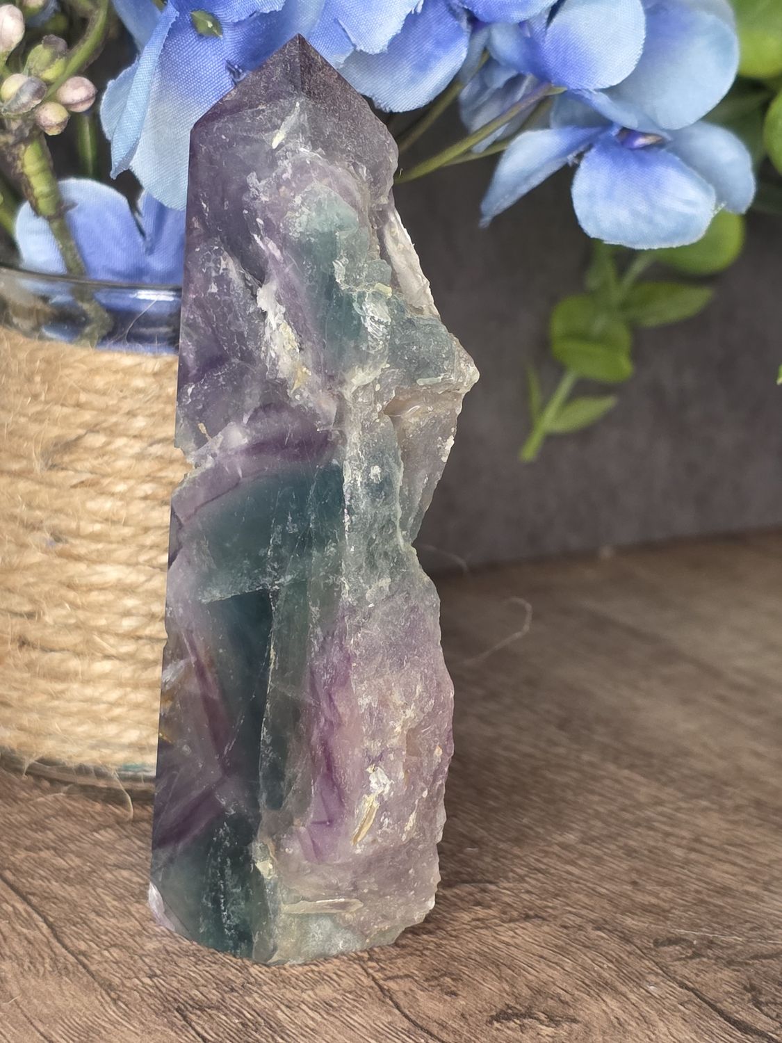 Rainbow Fluorite, tower