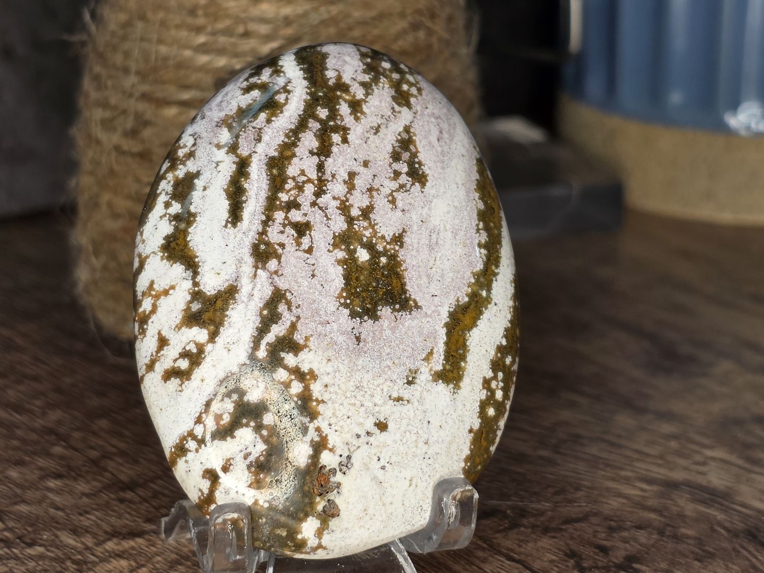 Sea Jasper, palm stone