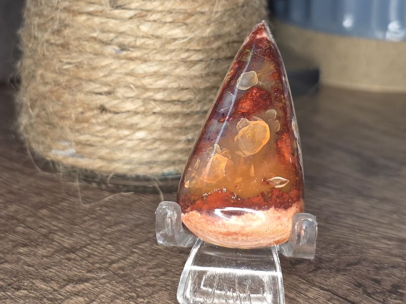 Mexican Fire Opal, cabochon