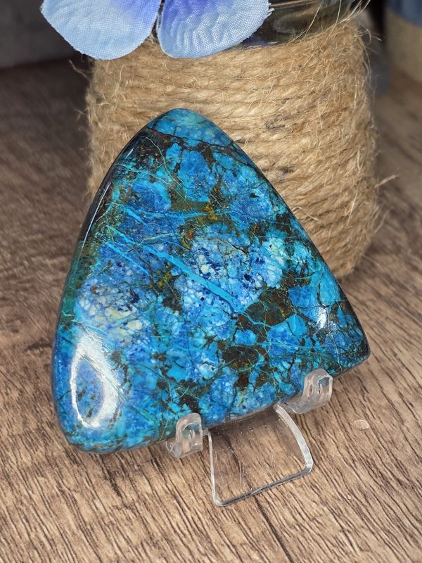 HUGE Shattuckite, cabochon