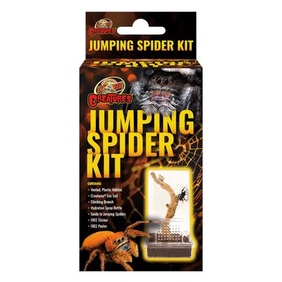 Zoo Med Creatures Jumping Spider Kit 1ea/3Inx3Inx6 in