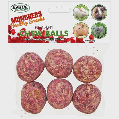 Munchers Rose Petals & Timothy Chew Balls